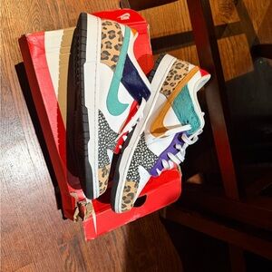 Nike Multicolor Animal Print Sneakers